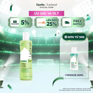 Dung Dịch Vệ Sinh Phụ nữ Lactacyd Odor Fresh Ngăn Mùi 24H 250ml