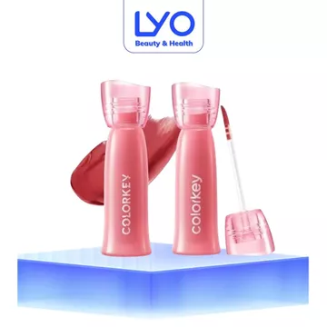 Son tint lì COLORKEY Watery Tint Nhẹ Môi, Không Dính, Lâu Trôi, Dưỡng Ẩm 2.5g