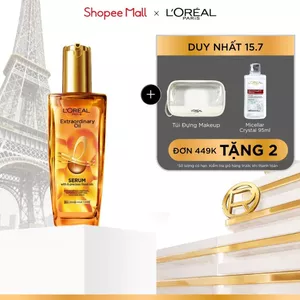 Dầu dưỡng tóc chiết xuất tinh dầu hoa tự nhiên L'Oreal Paris Elseve Extraordinary Oil Ultra Nourishing 100ml