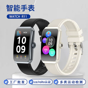 Vòng đeo tay thông minh R11 mới Theo dõi nhịp tim thể thao Đồng hồ đo huyết áp Đồng hồ thông minh Thể thao chống nước