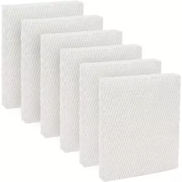 HFT600 6 Gói Máy Tạo Độ Ẩm Bộ Lọc Xốp T Replcement Tương Thích Với Máy Tạo Độ Ẩm Honeywell HEV615 HEV620, So Với Phần HFT600T HFT600PDQ Bộ Lọc Xốp, Trắng