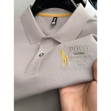 áo nam có cổ áo có cổ nam Áo phông nam ngắn tay 100% cotton mùa hè áo Paul POLO mẫu mới 2026 áo nam tay lỡ thêu ve áo thường ngày