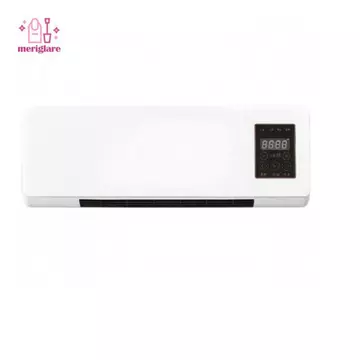 Máy sưởi và máy làm lạnh 2 trong 1 Điều khiển từ xa gắn trên máy sưởi treo tường Máy làm lạnh Màn hình kỹ thuật số Quạt sưởi và làm mát cho trong nhà
