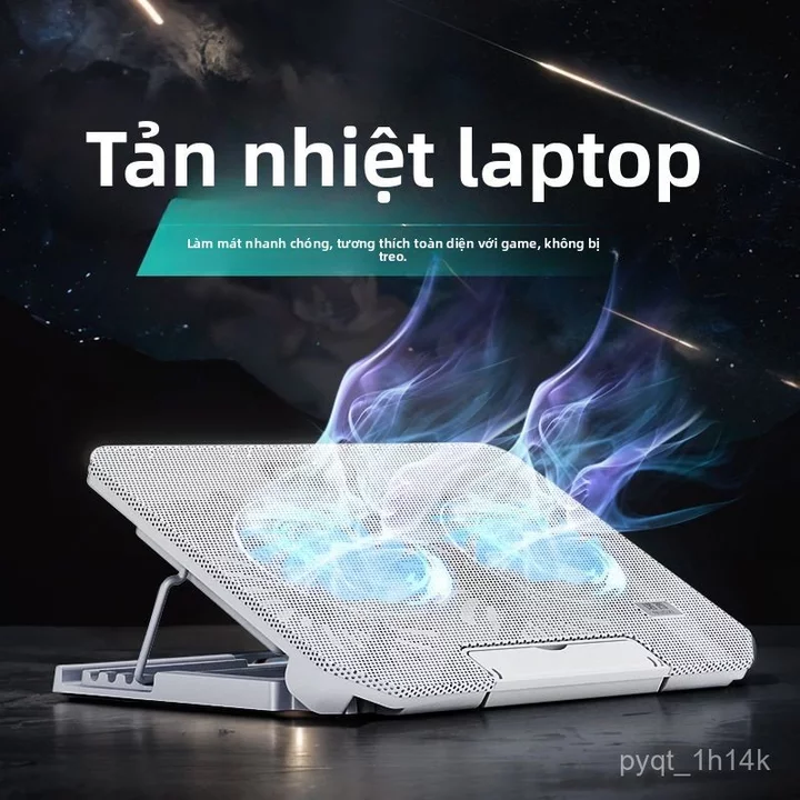 Đế tản nhiệt mỏng nhẹ di động giá đỡ laptop TUF quạt tản nhiệt laptop gaming bền đẹp