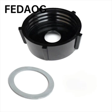 FEDAOG 2 CÁI Đế lọ máy xay sinh tố, Vòng đệm chữ O màu đen tương thích, Phụ kiện máy xay sinh tố cao su và nhựa đẩy phù hợp thay thế cho Oster để sửa chữa máy xay sinh tố