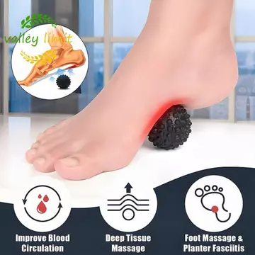VALLEY LIMIT Bóng Massage Yoga, Massage Điểm Bóng Massage Thể Dục Nhiều Màu Sắc, Thư Giãn Cơ Convex Point Hình Drian Bóng Massage Cầm Tay Cho Chân / Vai / Cổ