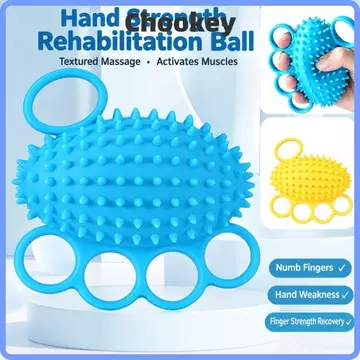 CHOOKMY Hedgehog Bóng tập thể dục tay, Bóng trị liệu ngón tay bằng silicon cách ngón tay, Huấn luyện viên trán Bóp Giảm căng thẳng Phục hồi chức năng ngón tay Huấn luyện viên sức mạnh