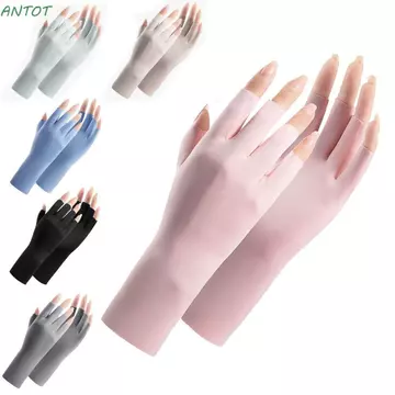 Găng Tay Chống Nắng ANTOT, Đèn Led Bảo Vệ Tia UV Móng Tay Găng Tay Vẽ Móng Tay, Làm Móng Tay Bảo Vệ Da Ngón Tay Chống Bức Xạ Chống Tia Tia UV Móng Tay Nghệ Thuật Găng Tay Nữ