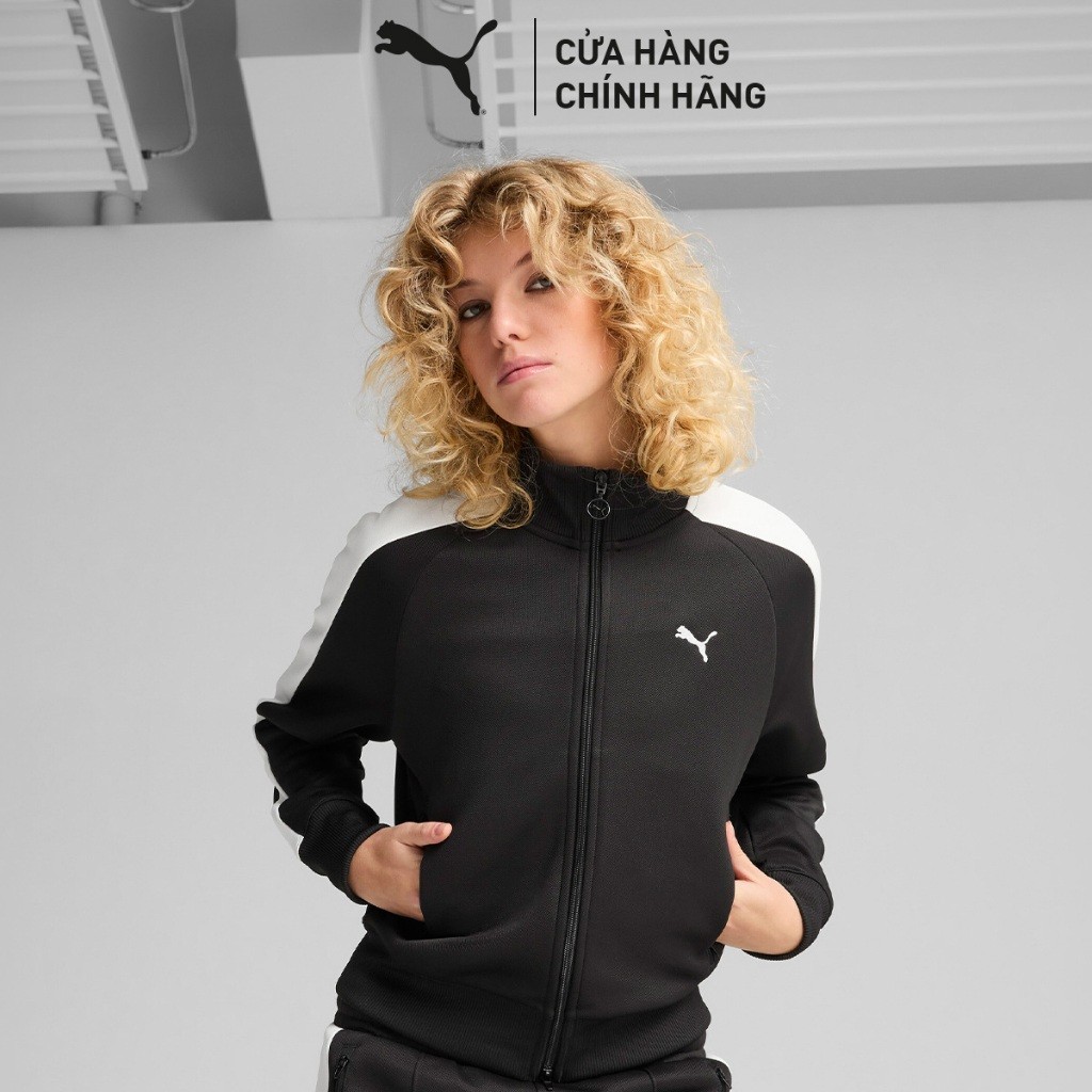 Áo Khoác Thời Trang PUMA Nữ T7 ALWAYS ON Track Jacket Black Màu Đen