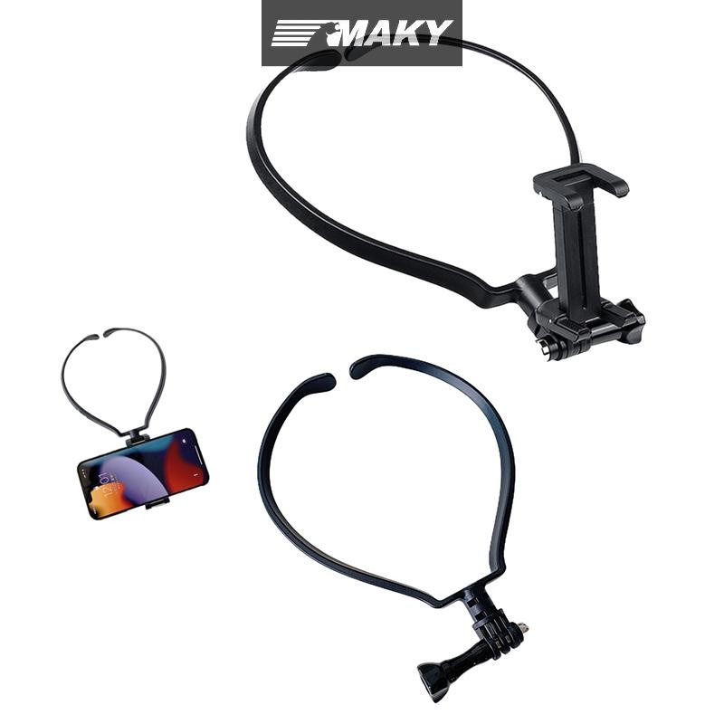 Newwellknownepic Tay Giá Đỡ Cổ Đeo Được Lười Giá Đỡ Điện Thoại Đa Năng Gắn Cho 15ProMax Dock Station VN