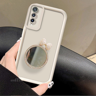 Dành Cho VIVO V2026 V2027 V2028 V2029 V2032 V2032 V2032 V2037 V2038 V2042 V2043 V2048 V2052 V2054 V2070 V2101 V2102 V2129 Ốp Điện Thoại Gương Trang Điểm Thời Trang Nữ, Vỏ Chống Rơi