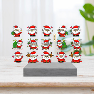 Sticker 5D Giáng Sinh (Noel) Dán Móng Cực Dễ, Cực Xinh
