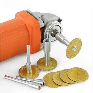 5 Đĩa cắt kim cương Mini Dụng cụ quay 40mm Lưỡi cưa bánh mài Phụ kiện quay cho máy khoan Dremel và Máy mài góc 100 loại nhựa kim loại chính xác ổn định phù hợp dùng cho gia đình căn hộ văn phòng và không gian nhỏ