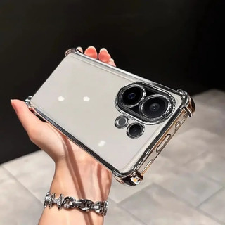 Ốp Điện Thoại Chống Sốc Trong Suốt Cho Vivo V60 V50 V40 Lite V40 V30 Pro Y400 Y200 Y39 Y29 Y19S Y04 Y28S Y28 Y18S Y18E Mềm Trong Suốt Bốn Góc Chống Rơi