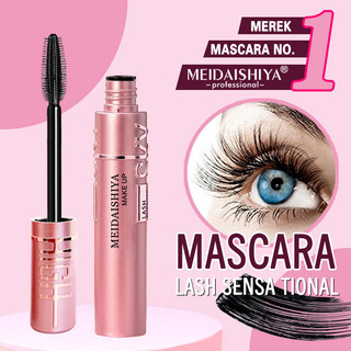 MEIDAISHIYA Mascara Chống Thấm Nước Dày Kéo Dài Sơn Lót Trang Điểm Lâu Dài Nhấp Nháy