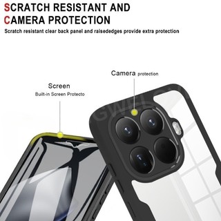 Ốp lưng Xiaomi 15T Pro 17T 14T Pro 15 Pro Ultra 4G 5G 2025 Vỏ Plus Flip Cover 360° Ốp lưng bảo vệ chống sốc bằng silicon mềm hai mặt