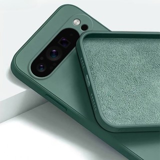 Tương thích với Google Pixel 10 9 8 7 Pro XL 9A 8A 7A Vỏ mềm sang trọng Vỏ điện thoại silicon lỏng hình vuông nguyên bản sang trọng