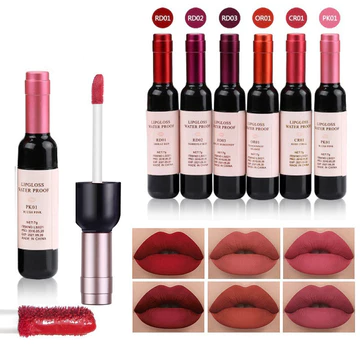 Son Bóng Son Môi Chống Thấm Nước Lâu Dài Trong R6 Màu Rượu Vang Đỏ Lip Tint Hình Ảnh