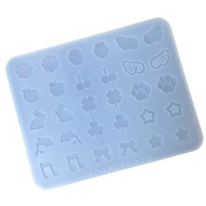 Bộ khuôn silicon thủ công Treeling cho trang sức bằng nhựa Cánh hoa văn Ngôi sao Chất liệu linh hoạt Thân thiện với người mới bắt đầu Dễ dàng làm sạch