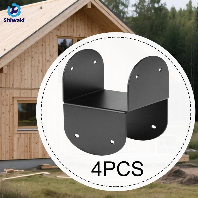 4x Post Caps Tie Brackets Connecting Beam to Post Anchor Connector Top ...