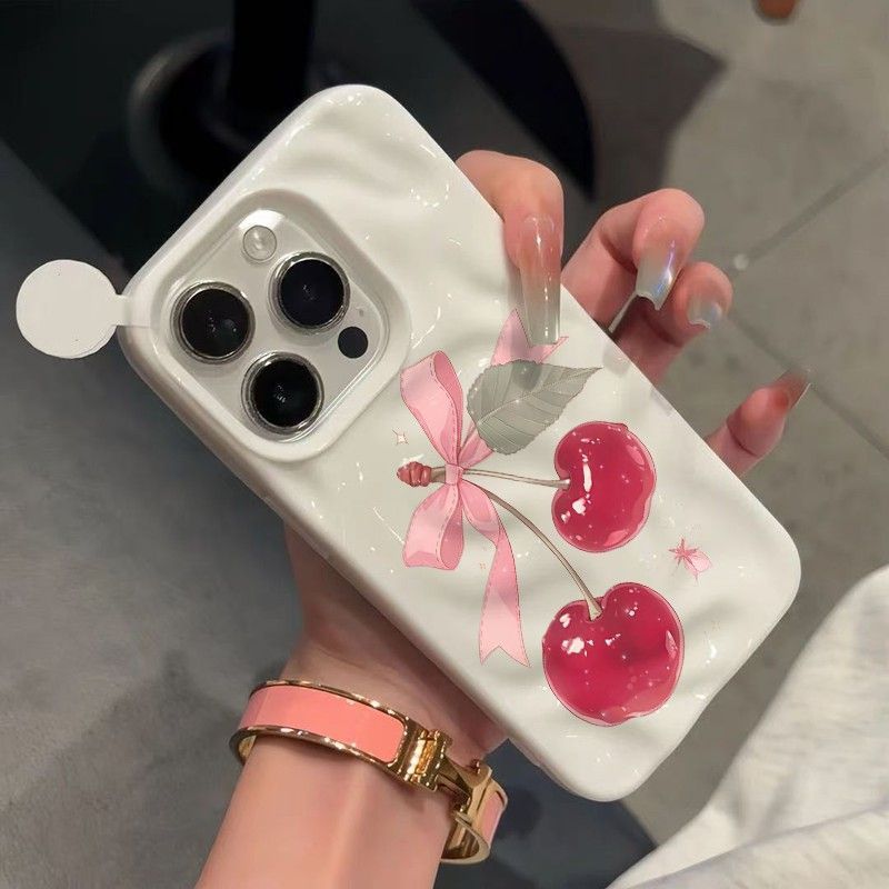 【✨Spot】[Ốp điện thoại anh đào họa tiết thiên thạch] Apple 16pro/iphone15promax/14plus /13, chống sốc