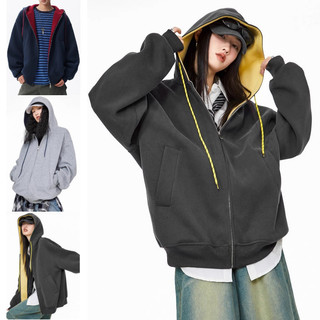 Áo nỉ nam có mũ trùm đầu phong cách preppy Mỹ, phù hợp unisex