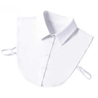 【vạn】Cổ áo giả len cotton cao cấp, kết cấu mềm mại không gây kích ứng da, dễ dàng kết hợp với áo sơ mi công sở và áo