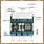 -M28W ATX Power Board Mô-đun chuyển đổi nguồn cung cấp máy tính 24Pin 5A Giao diện USB cho máy tính để bàn PC có vỏ
