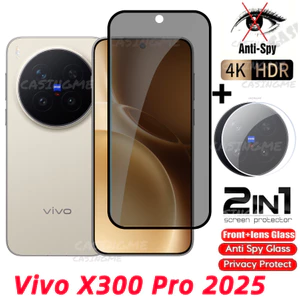 Vivo X300 Pro 2025 Kính cường lực riêng tư Chống gián điệp Full Cover Bảo vệ màn hình Chống Peek Phim riêng tư cho Vivo X300 VivoX300 X 300 Pro X300Pro FE 4G 5G 2025 Phim bảo mật chống Peek