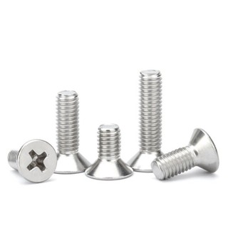 Ốc Vít Đầu Dẹt inox 316 /Ốc vít đầu pake dẹp mỏng phẳng Chuyên Dụng KM Vít M4 / M5 / M6 / M8 * L6-100mm [JYD-ZZ-Z]