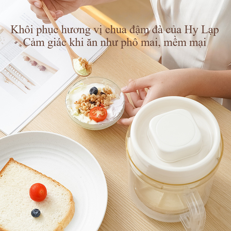 Bộ lọc sữa chua hy lạp, tích hợp chế độ lọc mịn trong 10 phút, dung tích lớn, tháo rời dễ vệ sinh, tặng kèm túi lọc