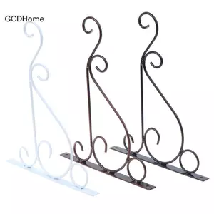GCDHome Sắt Chậu Hoa Móc Cây Cảnh Quan Braet Treo Tường Ban Công Trang Trí Nhà HOT