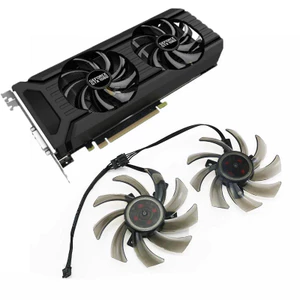 IiiNEW 85MM GA91S2U FDC10H12S9-C Dành Cho PNY Palit GeForce GTX 1070 Ti 1070 1060 1080 GTX1060 Card Đồ Họa Kép Quạt Làm Mát 4Pin * *