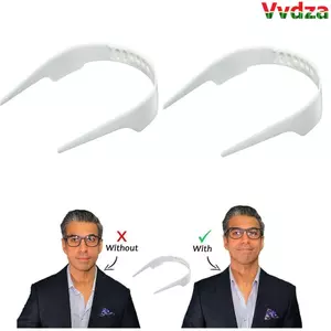 VVDZA Áo Sơ Mi Đứng Cổ Dụng Cụ, Cổ Có Thể Điều Chỉnh Ở Lại Áo Sơ Mi Cổ Hỗ Trợ Shaper, Cổ Slick Stays Bundle Kit Áo Sơ Mi Chống Lăn Cố Định Shaper