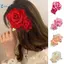 Kudosation Hoa Hồng Kẹp Tóc Nữ Bên Biển Đảng Hairgrip Cô Dâu Kẹp Tóc Mũ Màu Trơn Mũ Đẹp