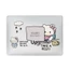 Ốp Macboot Air Pro Chống Vân Tay Cún Con Hello Kitty Chống Xước | KTAP - World of Decals