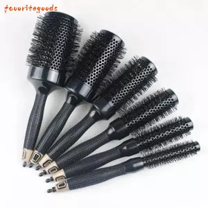 FAVORITEGOODS Salon Lược Chải Tóc, Tạo Kiểu Nhanh Bàn Chải Tóc Tròn Chuyên Nghiệp, Lông Nylon Lông Tơ Nổ Xoăn Tóc Thiết Kế Nhẹ Bộ Lược Chân Tóc Để Chải Lông Hàng Ngày