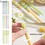GREA 4 Bút Gel, ST Tip Xoay Sử Dụng Bút Trung Tính, Mực Đen 0.5 Mm Chất Lượng Cao Sấy Nhanh Xoay Cối Xay Gió Trang Trí Văn Phòng Chữ Ký Bút Trường Văn Phòng