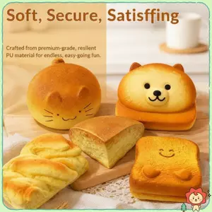 Di Động Mềm Bánh Mì Kitty Bóp Đồ Chơi Dễ Thương Chống Căng Thẳng Fidget Đồ Chơi Dành Cho Người Lớn Du Lịch Ngoài Trời Thư Giãn