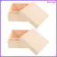 2 Chiếc Màu Be Gỗ Thông Hộp Bảo Quản Dung Tích Lớn Nắp Trang Trí Trang Sức Thủ Công Tổ Chức Kevga