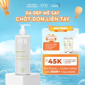HANNAH x SVR Nước tẩy trang sạch sâu loại bỏ dầu nhờn SVR Sebiaclear Eau Micellaire 400ml