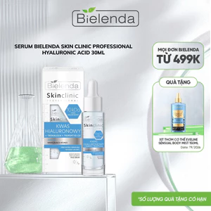 Serum Bielenda Skin Clinic Professional Hyaluronic Acid cấp nước, dưỡng ẩm, làm da căng bóng 30ml