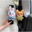 CUTE PHIM HOẠT HÌNH AN TOÀN XE GHẾ BELT VAI Tấm đệm mềm Xe an toàn Vỏ đai trang trí nội thất ô tô dễ thương