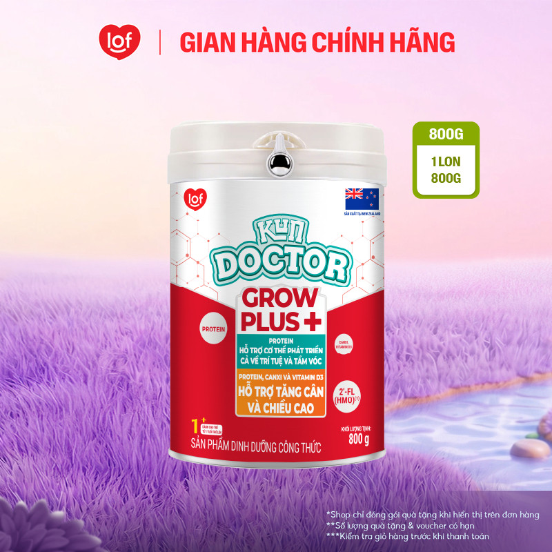 [Shopee VIP] Sữa bột dinh dưỡng Kun Doctor 1+ chọn vị lon 800gr