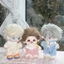 Bear Hit Milk Series 20cm Cotton Doll Bé Mặc Romper Không thuộc tính Cotton Doll Quần áo trẻ em