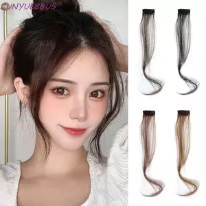 JUNYUE88US Nổ Giả, Kẹp Trong Phần Mở Rộng Tóc Tổng Hợp Nổ Tóc, Dài Vô Hình Xoăn Mặt Trước Dài Nổ