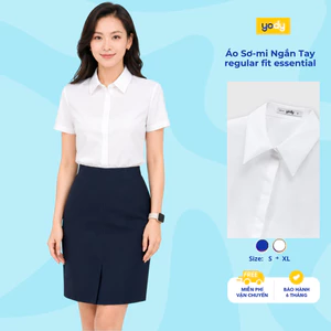 Áo Sơ Mi Nữ Ngắn Tay Form regular fit essential Chống Nhăn TRA WOSS26S002