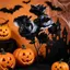 Jfory Halloween Trang Trí Hoa Hồng Nhân Tạo Lụa Đen Để Sắp Xếp Bàn Nhà Trung Tâm Trang Trí Đám Cưới