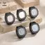 Nhẫn đồng hồ đeo tay Y2K dành cho nữ Đồng hồ đeo tay thạch anh Mini cổ điển Phong cách Punk Trang sức cặp đôi để làm quà tặng và mặc hàng ngày [Mina]