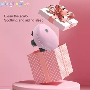 Máy mát xa đầu khung ảnh, Máy mát xa da đầu có thể sạc lại cầm tay Bàn chải kích thích tăng trưởng tóc, Máy mát xa da đầu VN